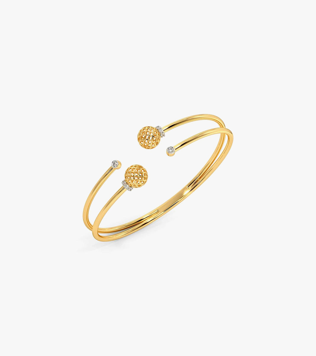Blossom diamond bangle