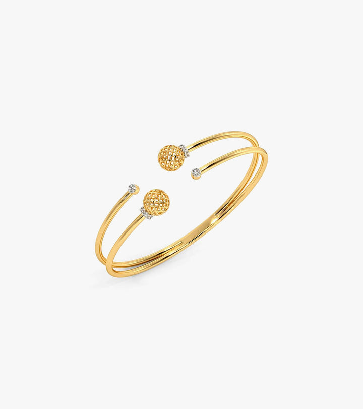 Blossom diamond bangle