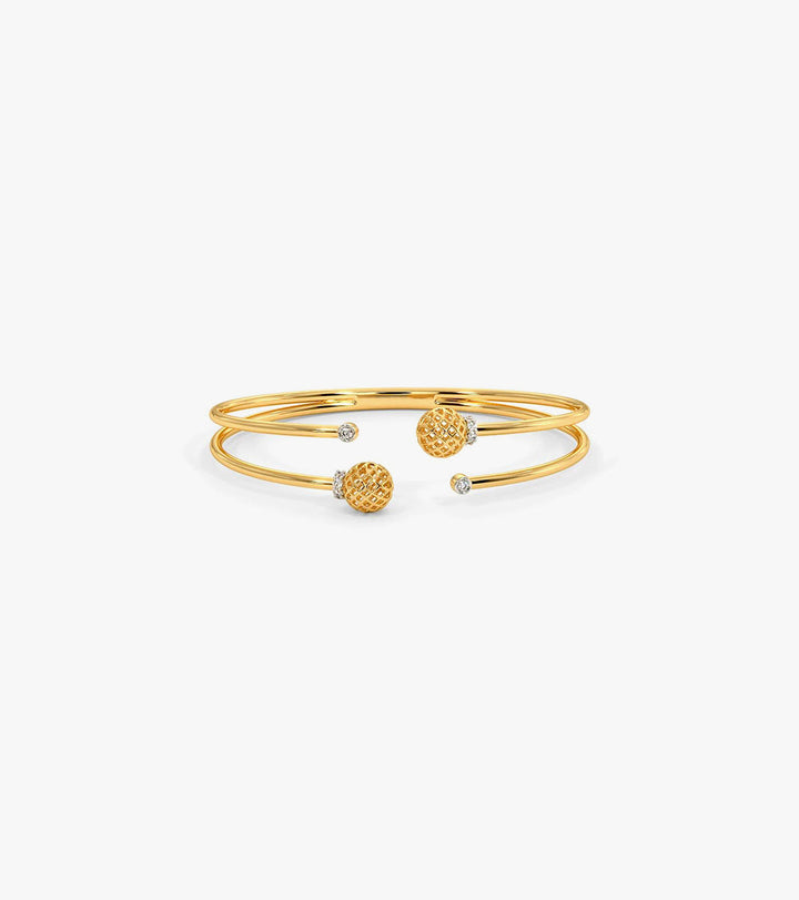 Blossom diamond bangle