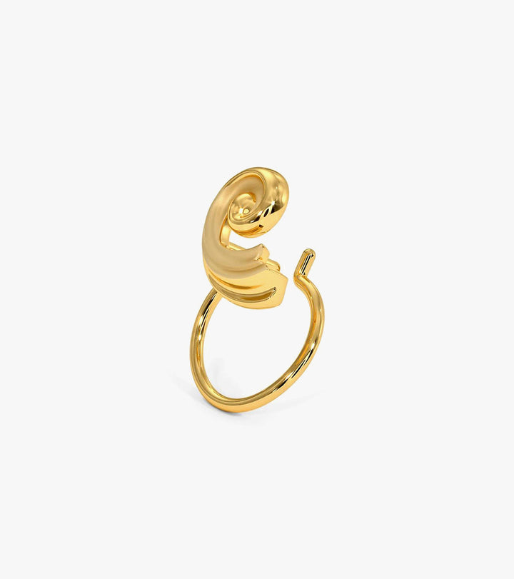 Gold nose pin