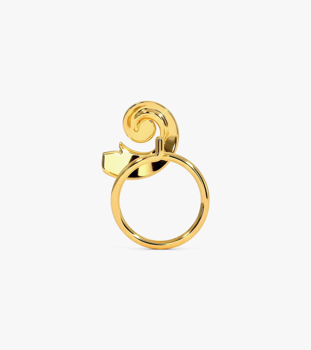 Gold nose pin
