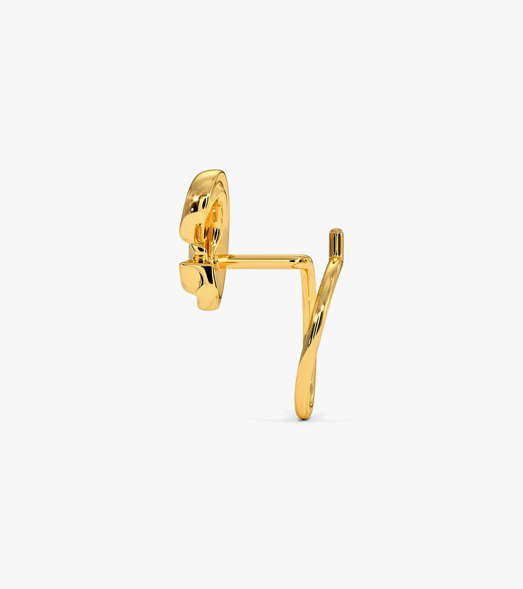 Gold nose pin