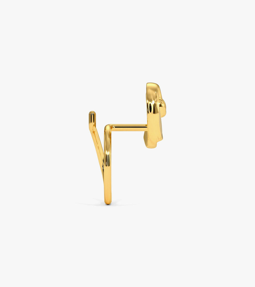 Gold nose pin