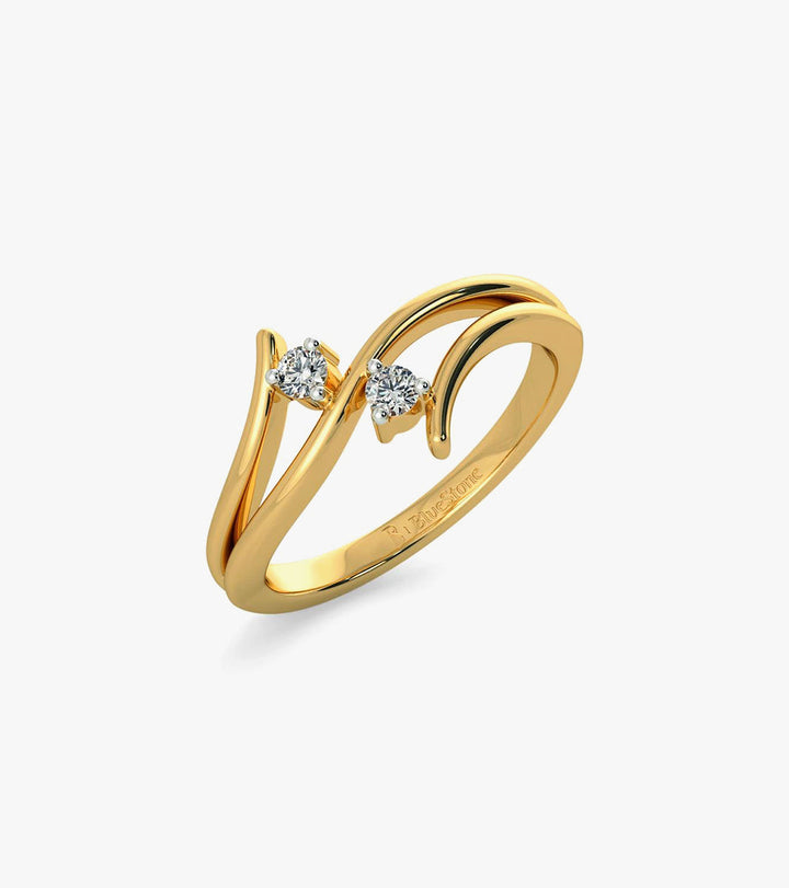 Glitter diamond ring