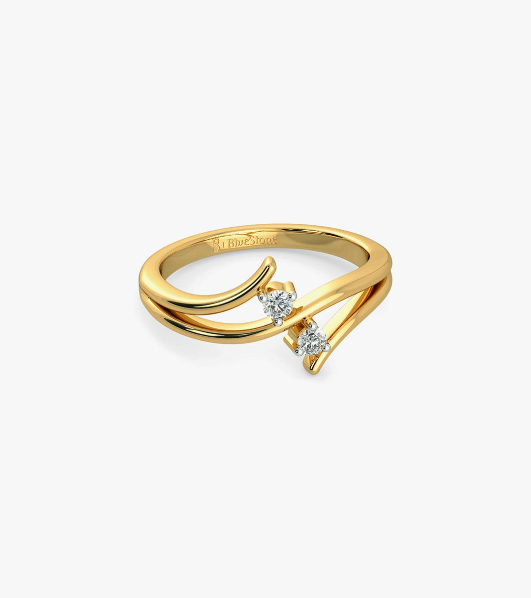 Glitter diamond ring
