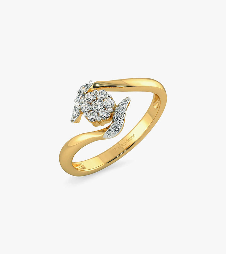 Cluster diamond ring
