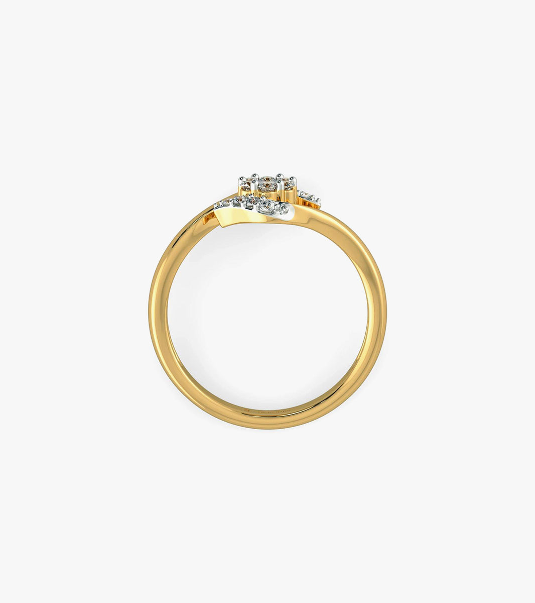 Cluster diamond ring