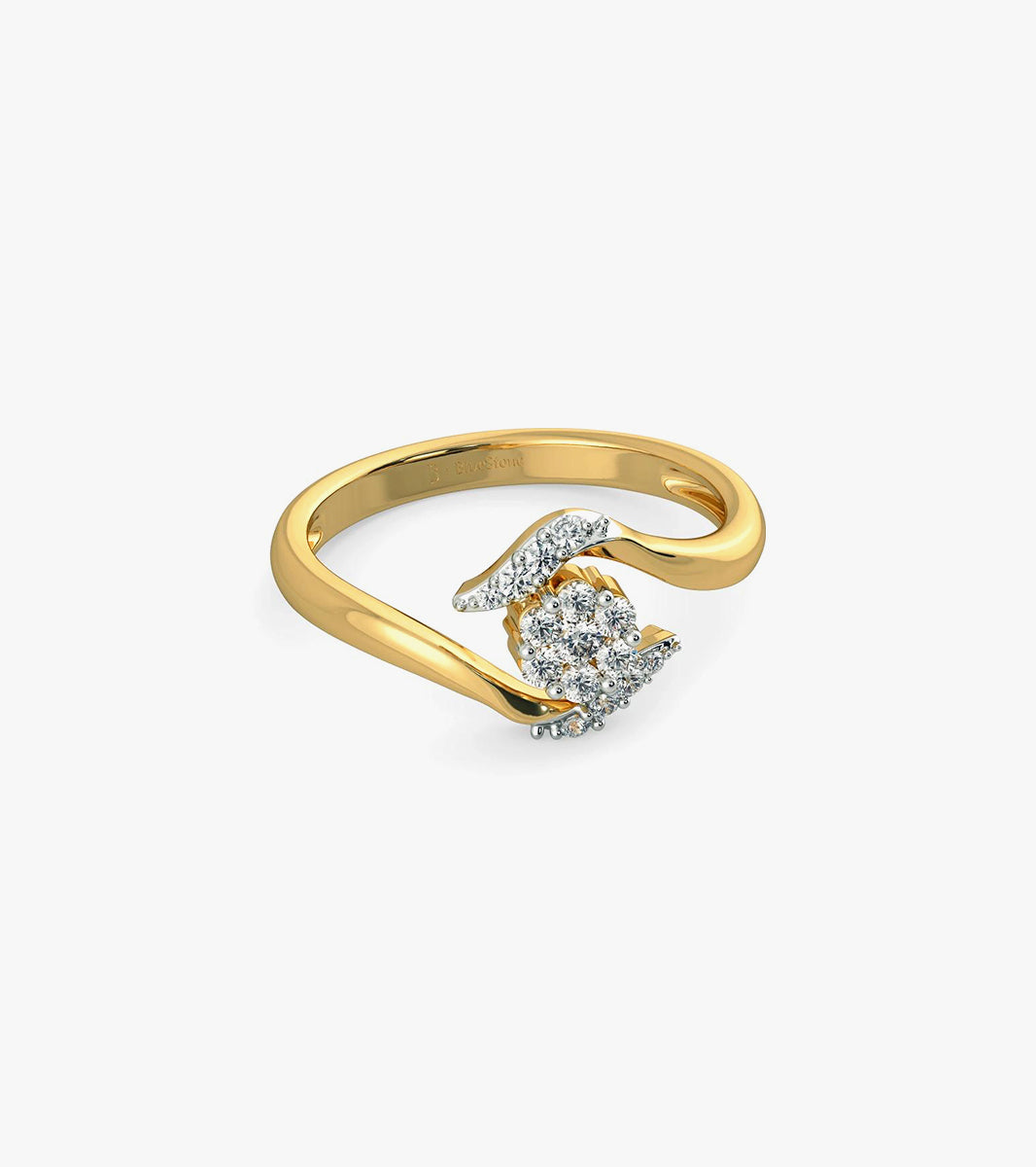 Cluster diamond ring