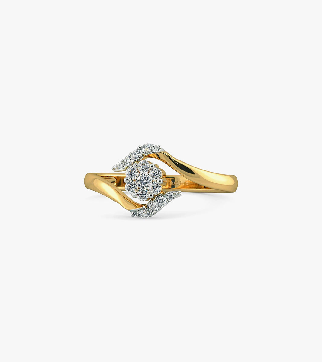 Cluster diamond ring