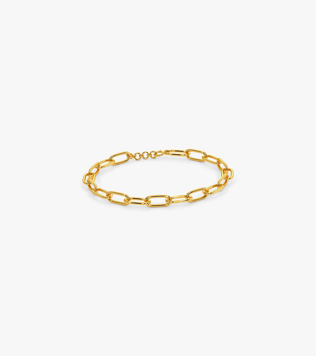 Gemstone chain bracelet