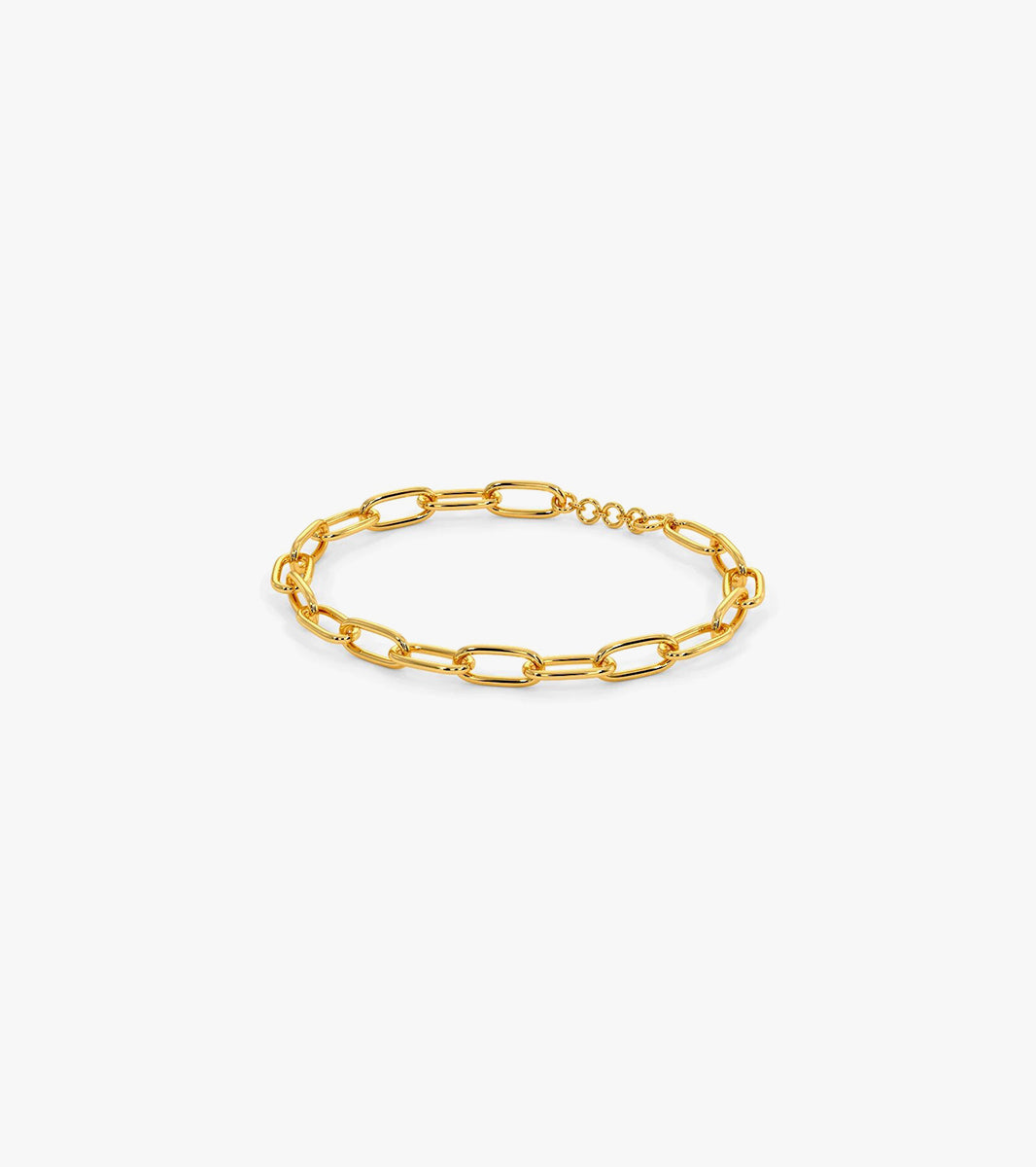 Gemstone chain bracelet