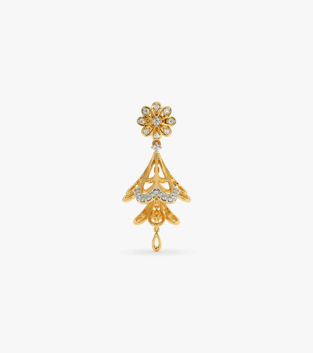 Gemstone jhumkas