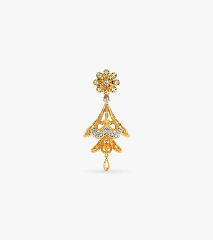 Gemstone jhumkas